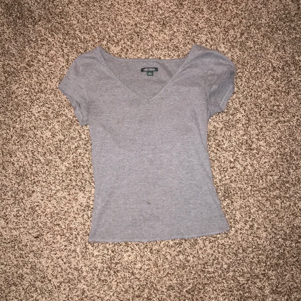 Dark Grey Crop Top
